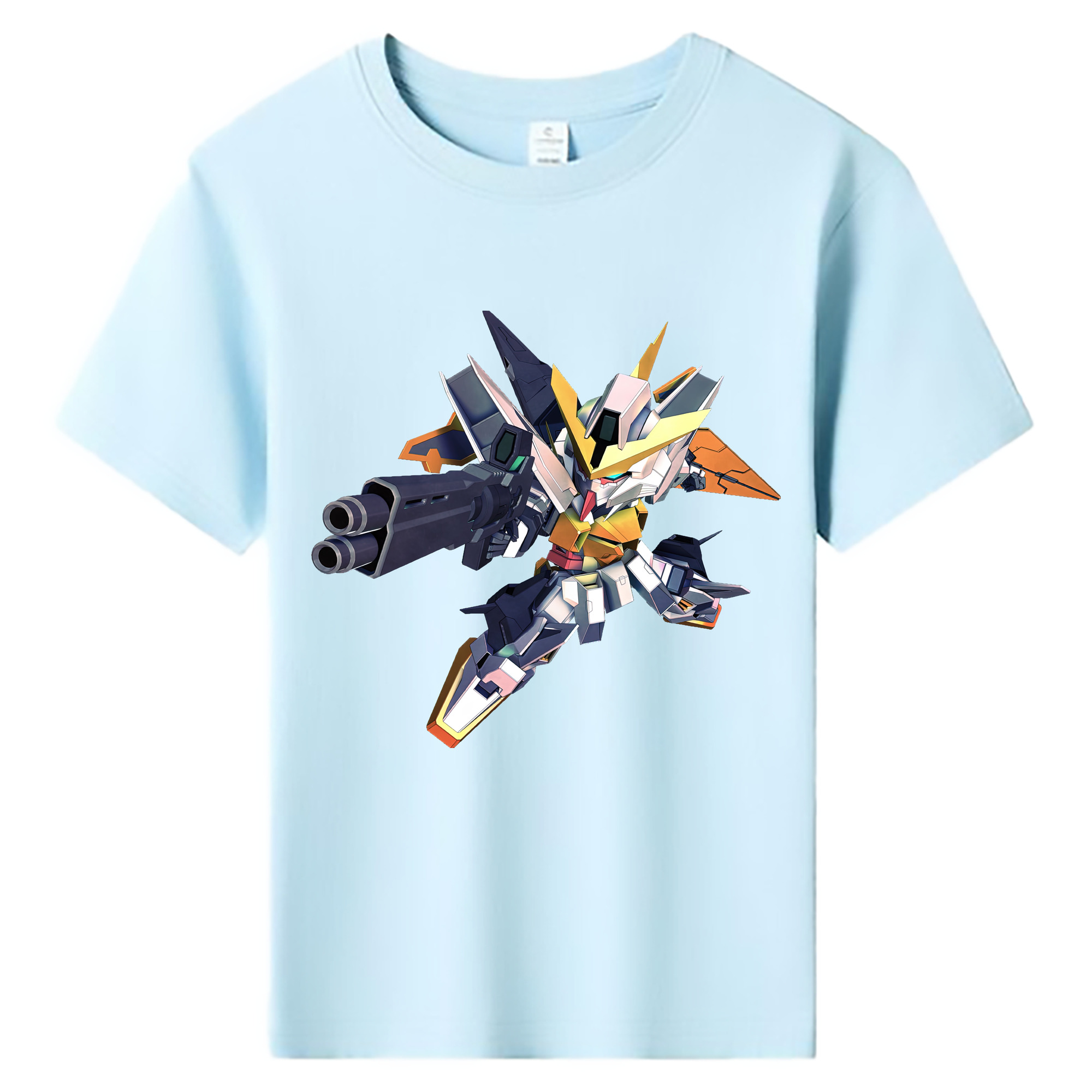 （画像用） 機動戦士ガンダム Mobile Suit Gundam 綿100％キッズTシャツ（フロントプリント）